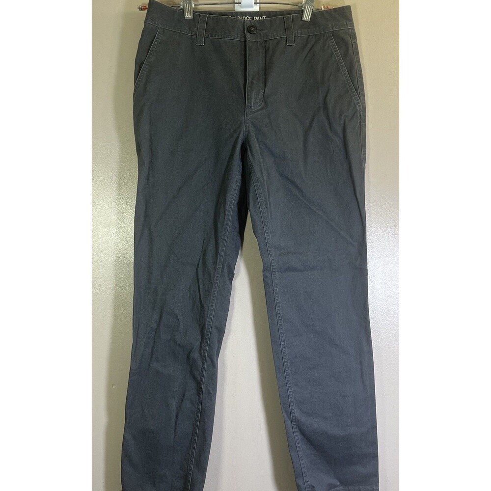 Toad & Co 5 Pocket Mission Ridge Pants, Size 33x32 Gray Lean Fit Casual Outdoors